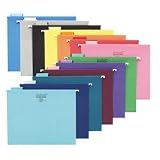 Office Products : Pendaflex 81612 Recycled Colored Hanging File Folders, Letter, 1/5 Cut, Assorted Colors, 25/box