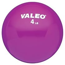Valeo WFB4 4-Pound Weighted Fitness Ball (4lb)