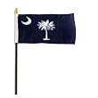 South Carolina Flag 4 x 6 inch