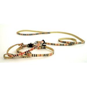 Pet Harness Set & Leash (Brown Medium) NEW