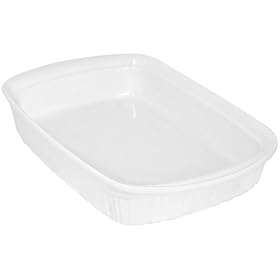 CorningWare French White 9-Inch-by-13-Inch Baking Dish