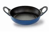 Le Creuset Cast Iron Round Karahi, Blue, 15 cm  from LE CREUSET UK LTD