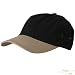 Normal Dyed Washed Caps-Black Khaki