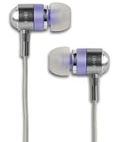 Coby CVEM76PUR High-Performance Isolation Stereo Earphones (Purple)
