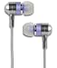 Coby CVEM76PUR High-Performance Isolation Stereo Earphones (Purple)