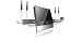Philips HTS9800 6.1ch Cineos Multi-region capable DVD Tallboy - Home Cinema System - With SACD Playback - BlackWireless Rear Speakers