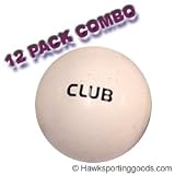 Hawk Field Hockey 12 Club Balls White