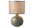 Distressed Blue Table Lamp With Fabric Shade 60w Max Ceramic 12 1/2 X 12 1/2 X 19 1/2 Set Of 2