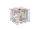 Child to Cherish Christening Block in Pink
