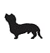 Terrier Dog Pet Dandie Dinmont Terrier Car Truck Vehicle Bumper Helmet Decal Sticker Wall Art Laptop Design Skin Stickers