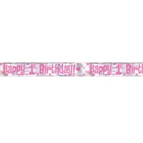 1St Birthday Girl Banner