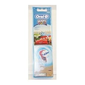 Braun Oral-B Stages Power Kids Replacement Brush Heads Disney Cars 2 Pack