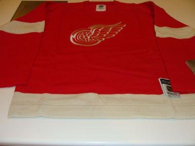 1935-36 Detroit Red Wings Retro Logo Sweater Vintage Jersey CCM XL NHL Hockey - NHL Replica Adult Jerseys