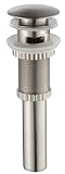 Kraus PU-11SNPop Up Drain with Overflow Satin Nickel