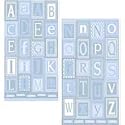 Blue Monograms