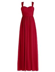 Chiffon Floor Length Empire   Waistline Sheath Evening Dress/Bridesmaid Dress/Prom Dress 