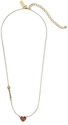 kate spade new york "Love List" Mini Heart Pendant Necklace, 16" + 3" Extender