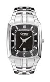 Caravelle Diamond 3-Hand Date Black Dial Men's Watch #43D001