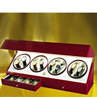 Luxury Cherry Watch Winder for 8 Automatic Watches