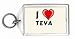I Love Teva Keychain