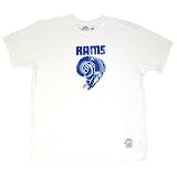 Los Angeles Rams White Premium Fitted T-Shirt