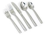CAMBRIDGE SILVERSMITHS LTD 23820PSGM12 CRISS CROSS FLATWARE SET