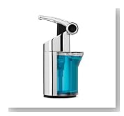 simplehuman Push Pump for Soap or Lotion, Chrome, 10 Ounces