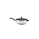 Farberware Classic 11-Inch 6-Quart Covered Chef's Pan with Nonstick Interior, Stainless Steel