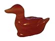 Miniature duck - handcarved semi precious agate stone