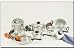 World's Finest Ply Steam Control 17 Piece Stainless Steel Cookware