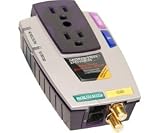 2-Outlet Home Theater Power Center with Coax and Phone Line Protection