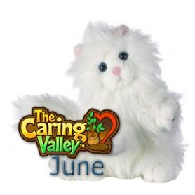 WEBKINZ CARING VALLEY PERSIAN CAT by Webkinz