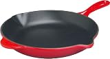 Le Creuset 6.33 Inch Iron Handle Skillet, Cherry Red