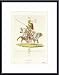 Knights and Armour, Art Poster by Samuel Rush Meyrick, with Metal Frame, poster size: 12 x 16