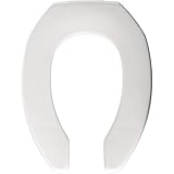 Bemis 2155SSCT 000 Sta-Tite Elongated Open Front Toilet Seat, White by Clauss [並行輸入品]