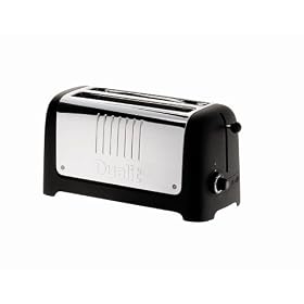 Dualit 4 Slice Soft Touch Toaster Black 45075