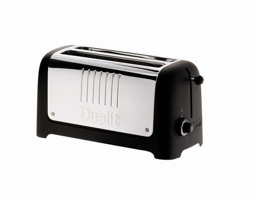Dualit 4 Slice Soft Touch Toaster Black 45075