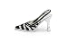 Swarovski Crystal Black & White High Heel Business Card Holder