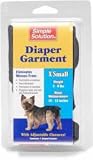Brampton Company Simple Solution Diaper Garment XSmall fits 4 to 8 lbs, waist 10 to 13in for Female