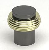 1 1/16'' Dia Brushed Nickel/Polished Brass Ring Knob