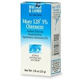 Muro - 128 Sterile Ophthalmic 5% Ointment - 0.12 Oz (3.5 G) by BAUSCH & LOMB.