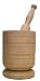 Wooden Mortar and Pestle 7 in. high