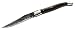 Laguiole-Messer, Stahl 12C27, Schmiede-Design, Amourette-Holz