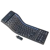  : 2.4GHz Wireless Flexible MultiMedia Portable Keyboard (Black)