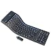 2.4GHz Wireless Flexible MultiMedia Portable Keyboard (Black)