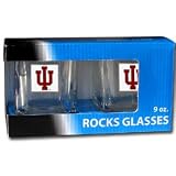 Indiana Hoosiers 9 oz Rocks Glass