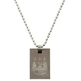 Manchester City FC. Dog Tag & Chain