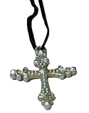 New Golden Holy Cross Priest Costume Accessory Necklace