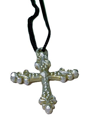 New Golden Holy Cross Priest Costume Accessory Necklace