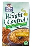 Quaker Weight Control Banana Bread Instant Oatmeal 12.6 oz/4